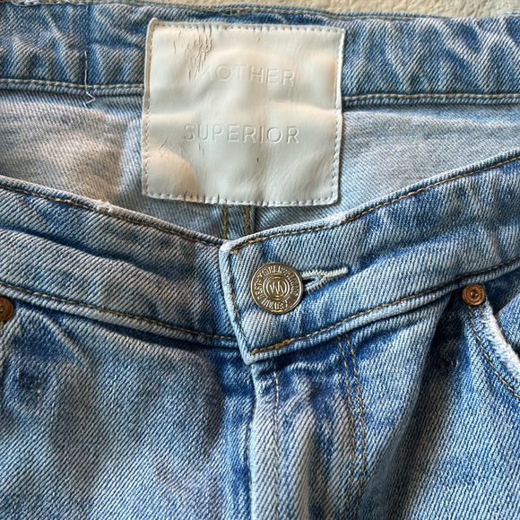 Mother Denim The Dazzler Shift HW Straight Jean size 26 I confess Wash - Picture 8 of 15
